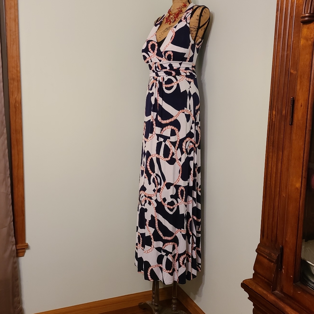 Lily Pulitzer Nautical Themed Maxi Size Large